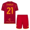 Camisolas AS Roma Dybala 21 Criança 1º Equipamento Principal 2023-24 Manga Curta